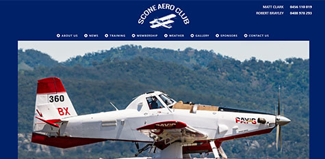 Scone Aero Club Website
