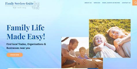 Family Services Guide website